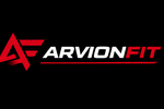ArvionFit logo on a black background